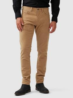 Rodd & Gunn Albury Straight Fit Moleskin Stretch Cotton Jeans, Tussock