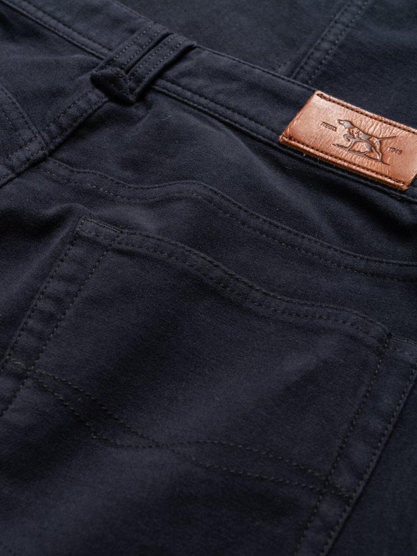 Product image 5 of 5, which shows Rodd & Gunn Albury Straight Fit Moleskin Stretch Cotton Jeans, Navy, 28S
