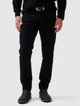 Rodd & Gunn Albury Brushed Cotton Straight Fit Jeans, Nero