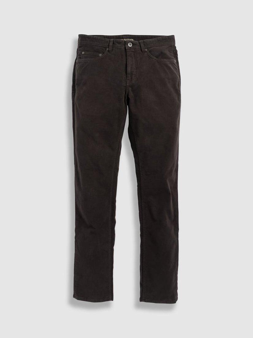 Product image 4 of 6, which shows Rodd & Gunn Albury Straight Fit Moleskin Stretch Cotton Jeans, Charcoal, 28S