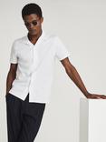 Reiss Caspa Cuban Collar Short Sleeve Shirt