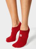 Sweaty Betty Workout Trainer Socks, Pack of 3, Vine Red/Multi