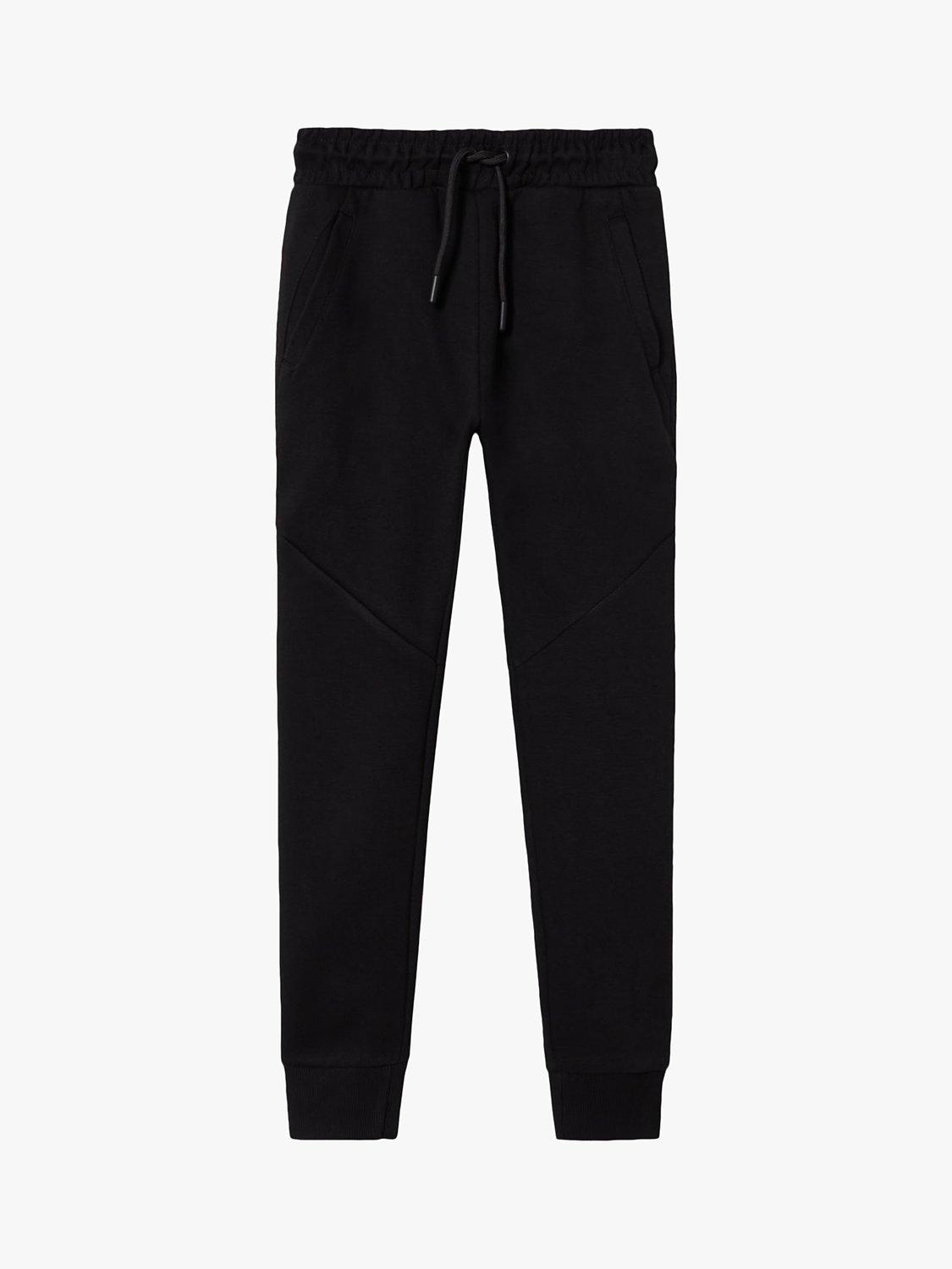 Mango Kids' Guillem Jersey Joggers, Black