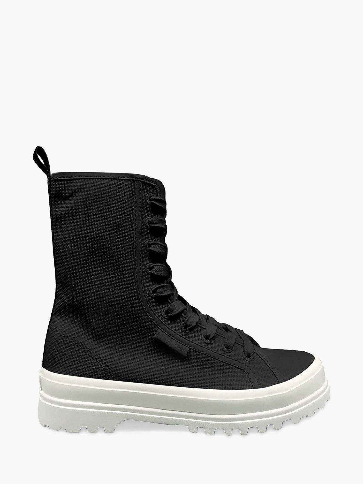 Superga 2641 Alpina Fabric Ankle Boots, Black