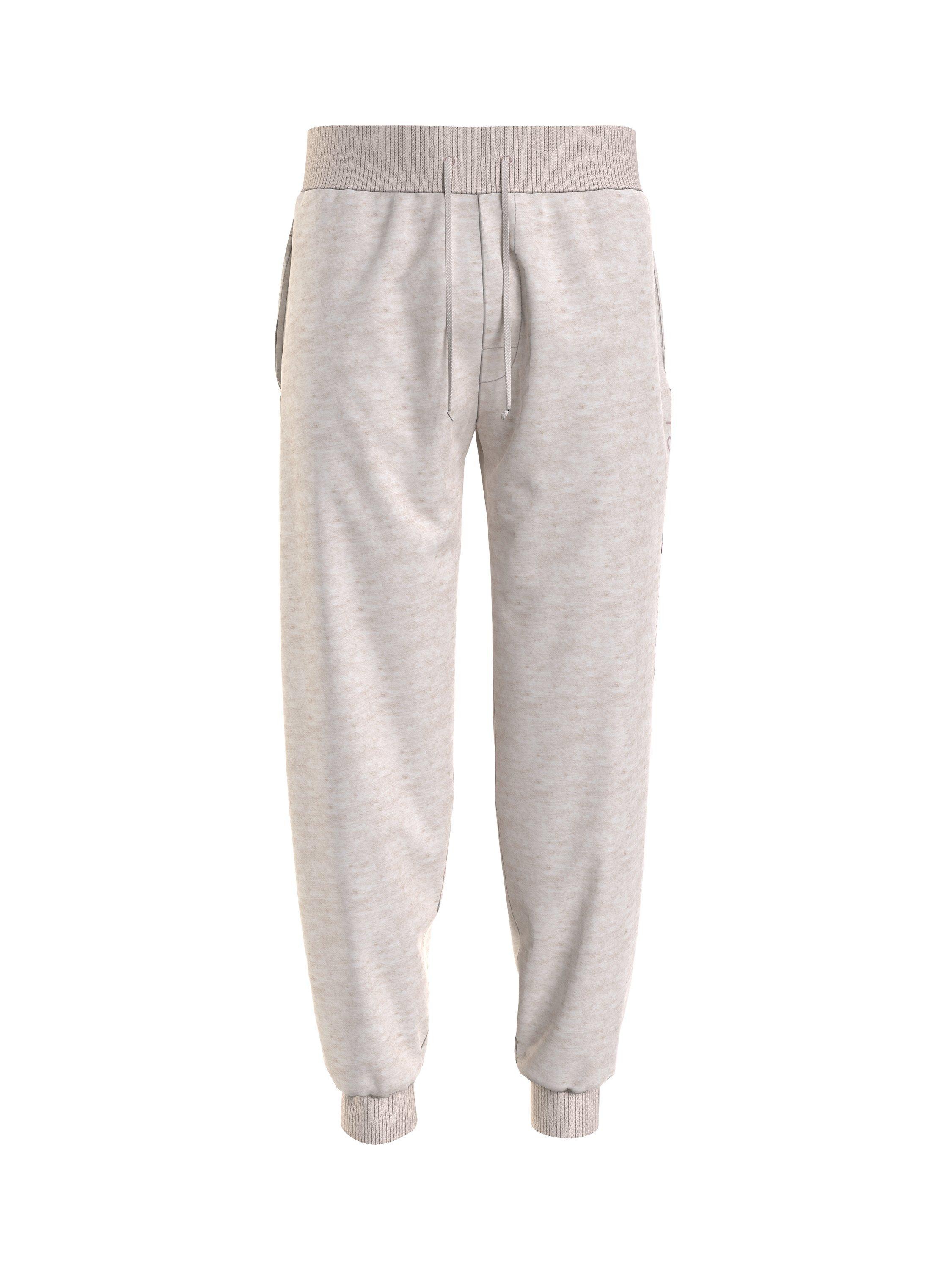 Tommy Hilfiger Tonal Logo Joggers, Heathered Oat