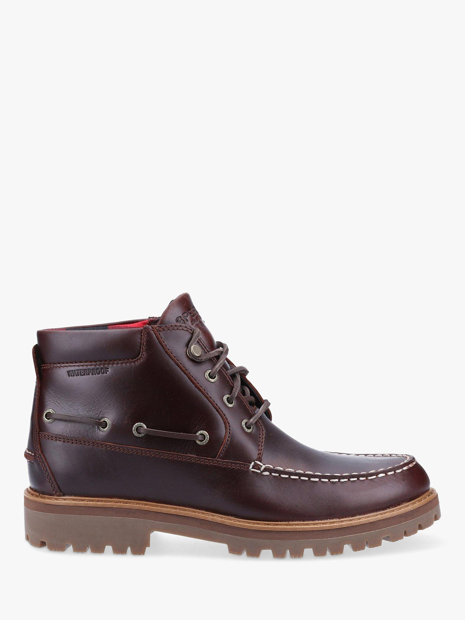 Sperry Authentic Original Lug Chukka Boot, Dark Brown