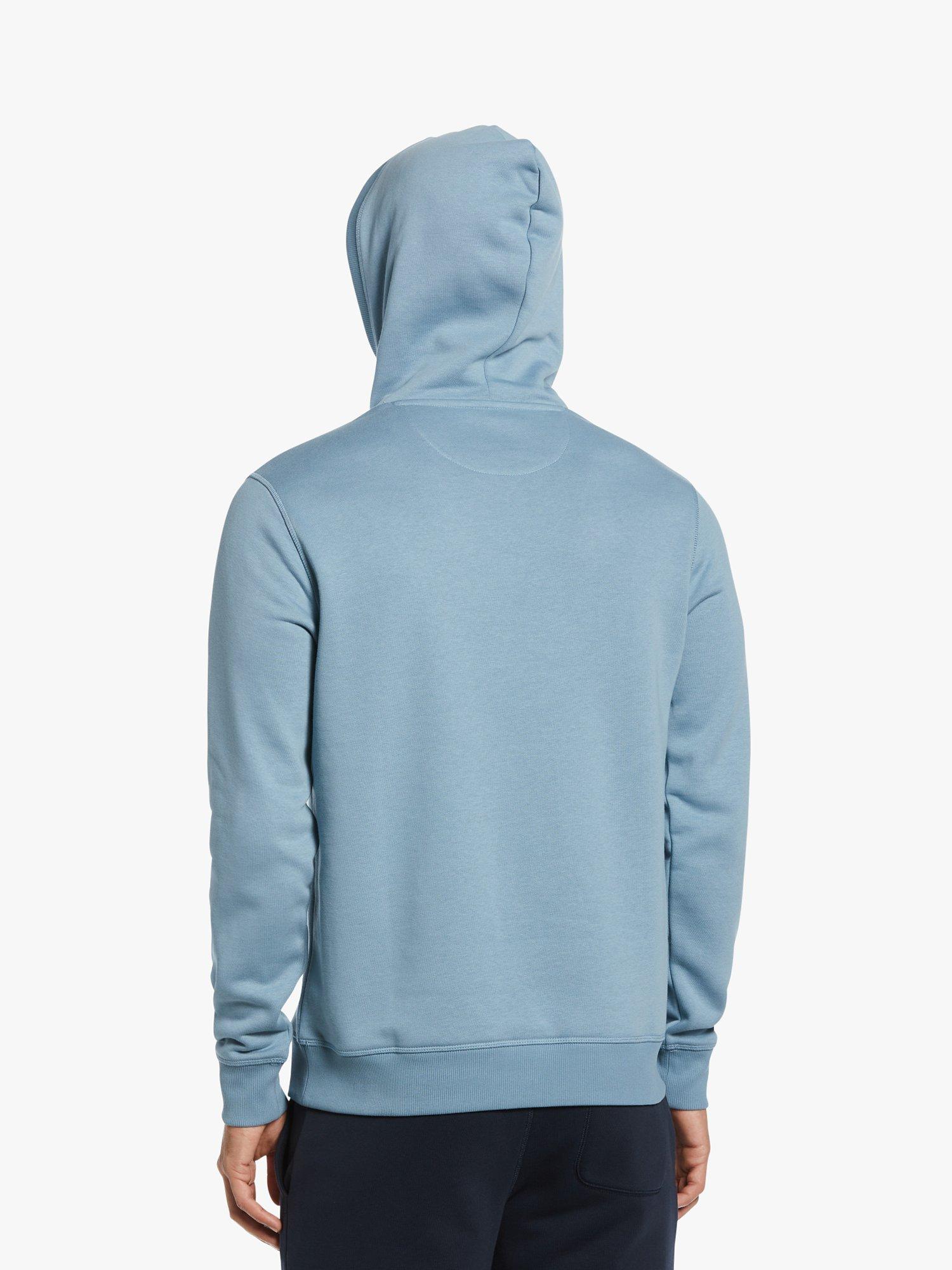 Product image 3 of 4, which shows Original Penguin Sticker Pete Organic Cotton Blend Hoodie, 422 Spring Lake, L