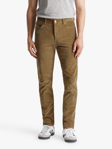 SPOKE Italian Cord Fives Regular Thigh Slim Chinos, Fawn