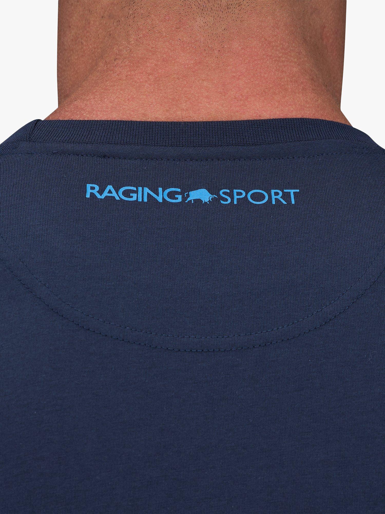 Product image 6 of 6, which shows Raging Bull Active Casual Sport Graphic T-Shirt, Navy, M