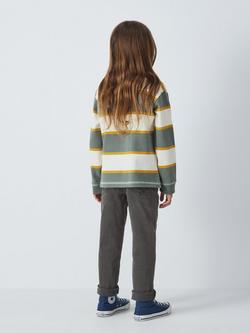 John Lewis Kids' Plain Straight Cut Jeans, Black - view 2, Black