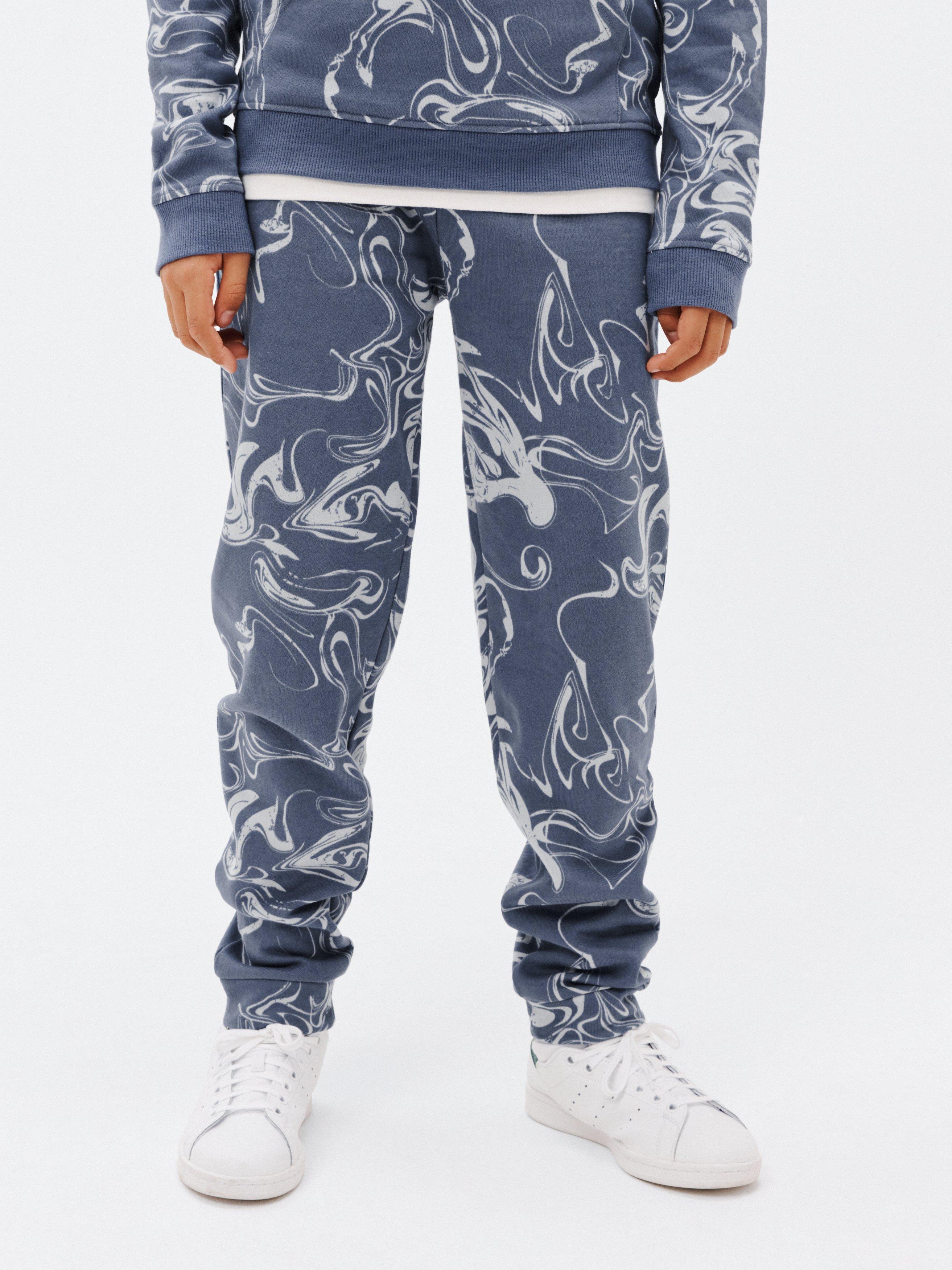 John Lewis Kids' Marble Joggers, Blue