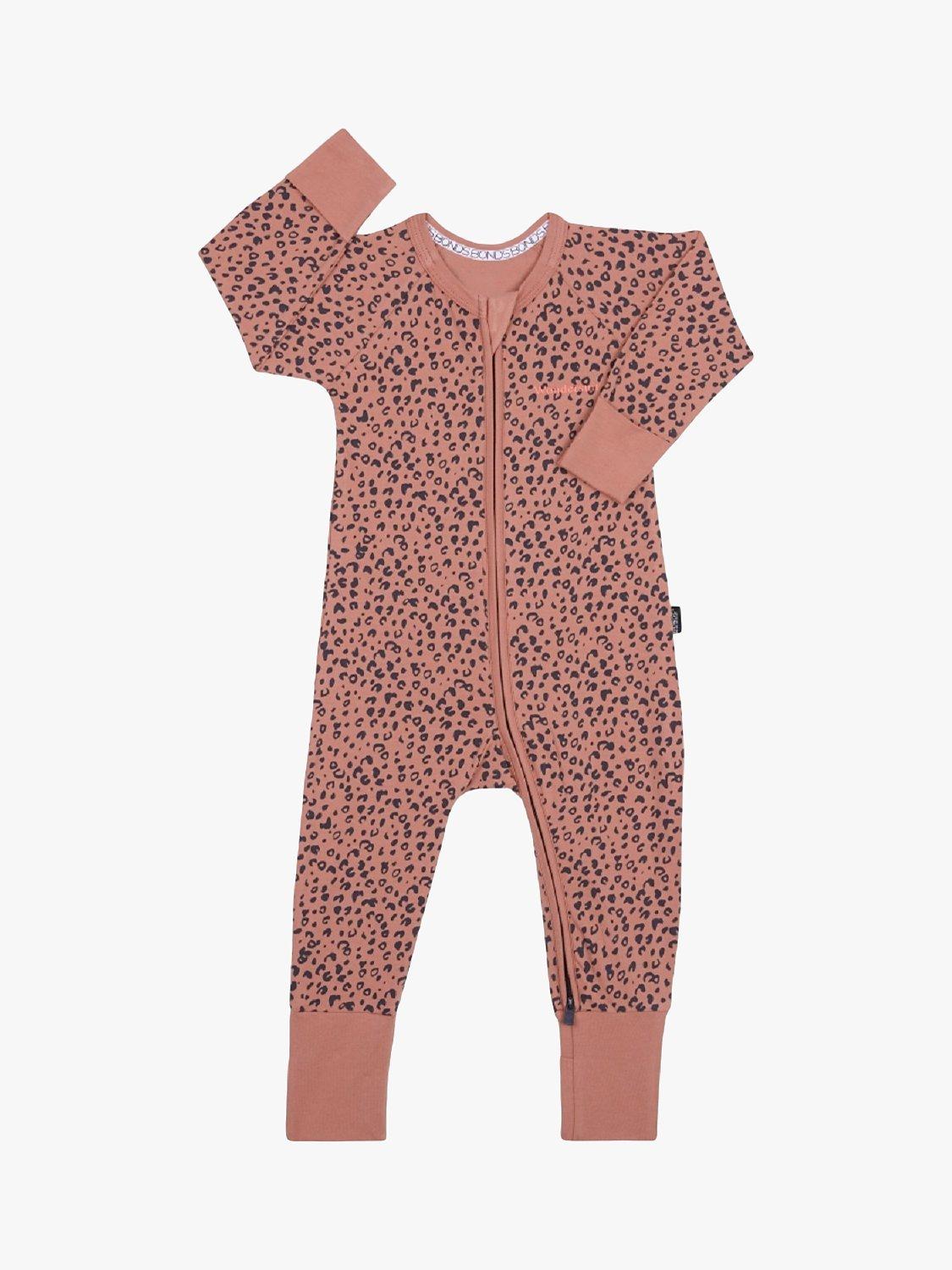 Bonds Baby Leopard Wondersuit, Brown