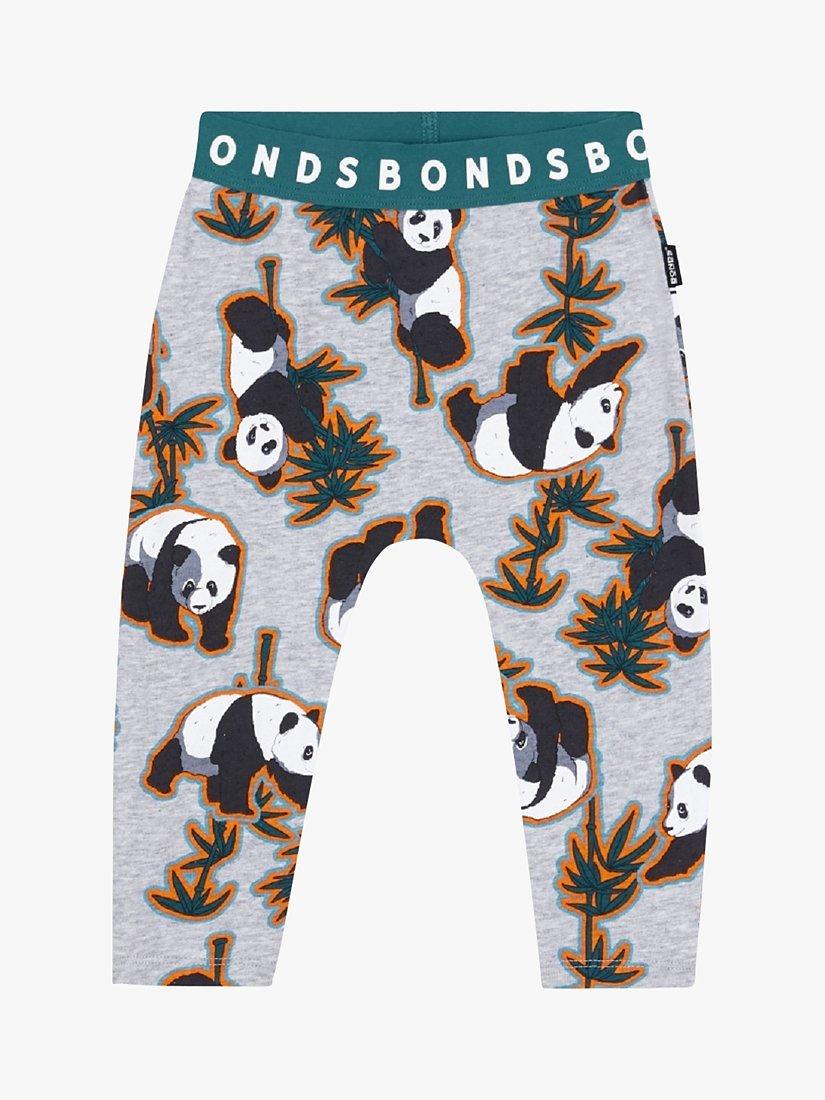 Bonds Baby Panda Leggings, Grey Marl