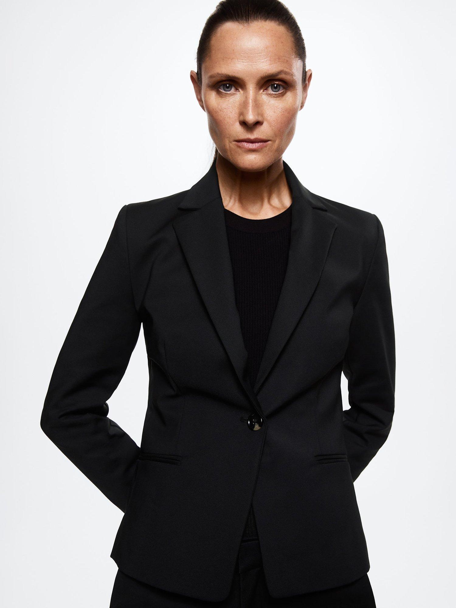 Mango Cofi Blazer, Black