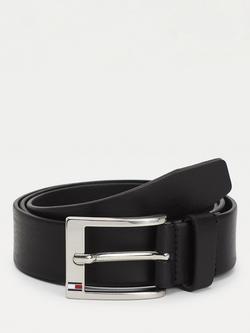 Tommy Hilfiger Leather Belt, Black, Black
