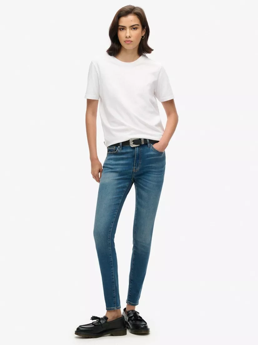 Superdry Organic Cotton Vintage Mid Rise Skinny Jeans