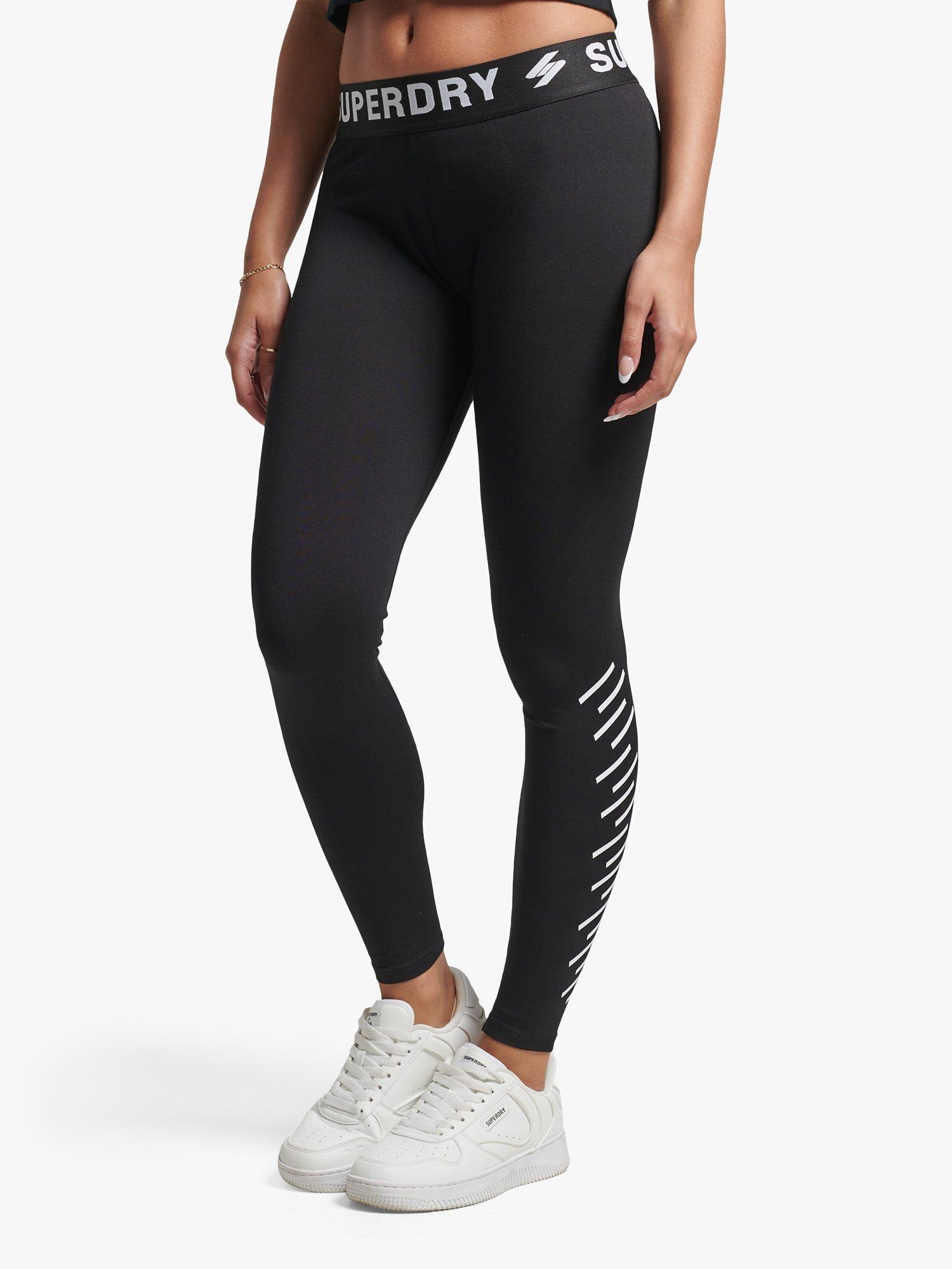 Superdry Core Elastic Highwaist Leggings, Black