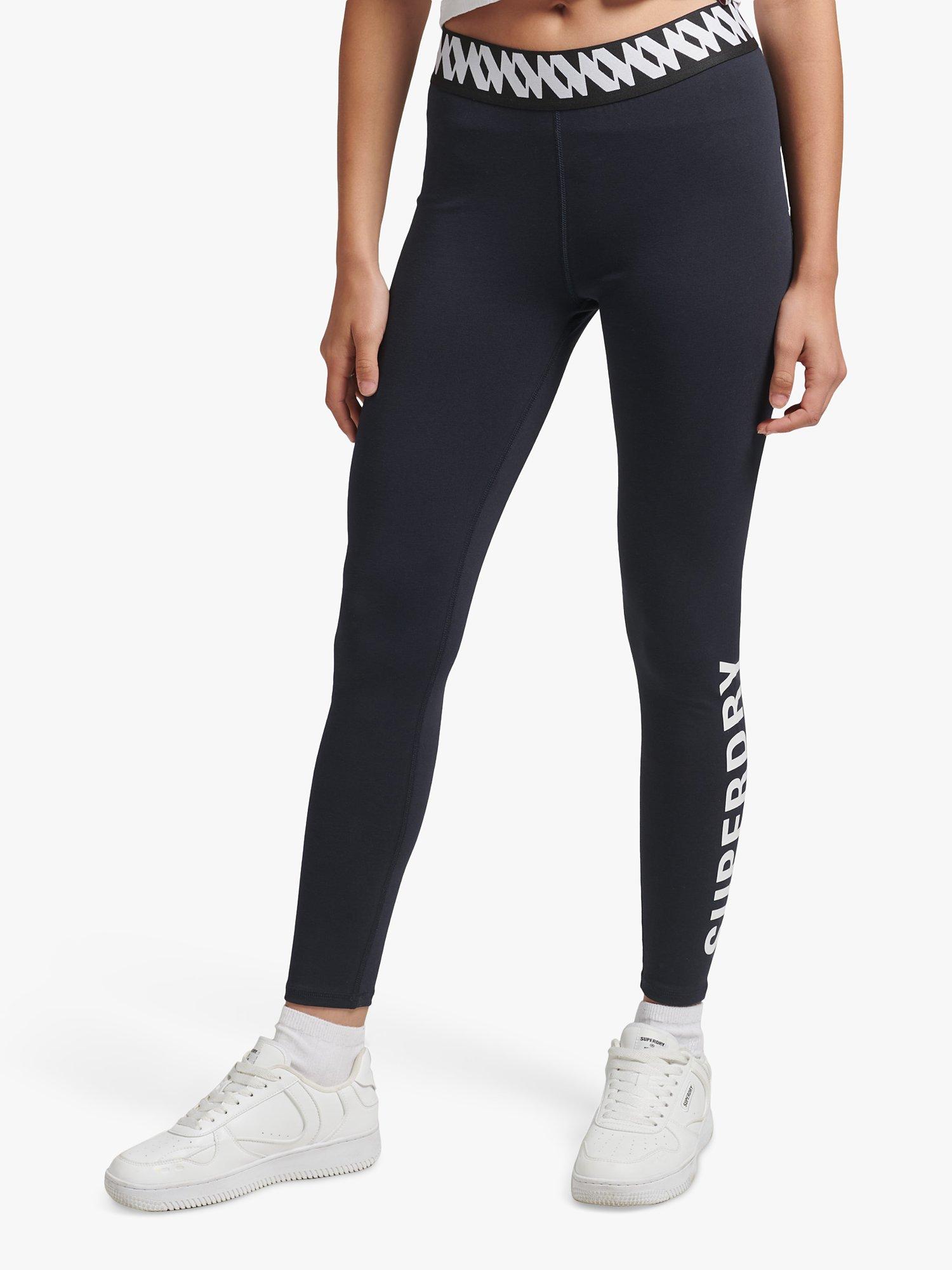 Superdry Core Elastic Highwaist Leggings, Deep Navy