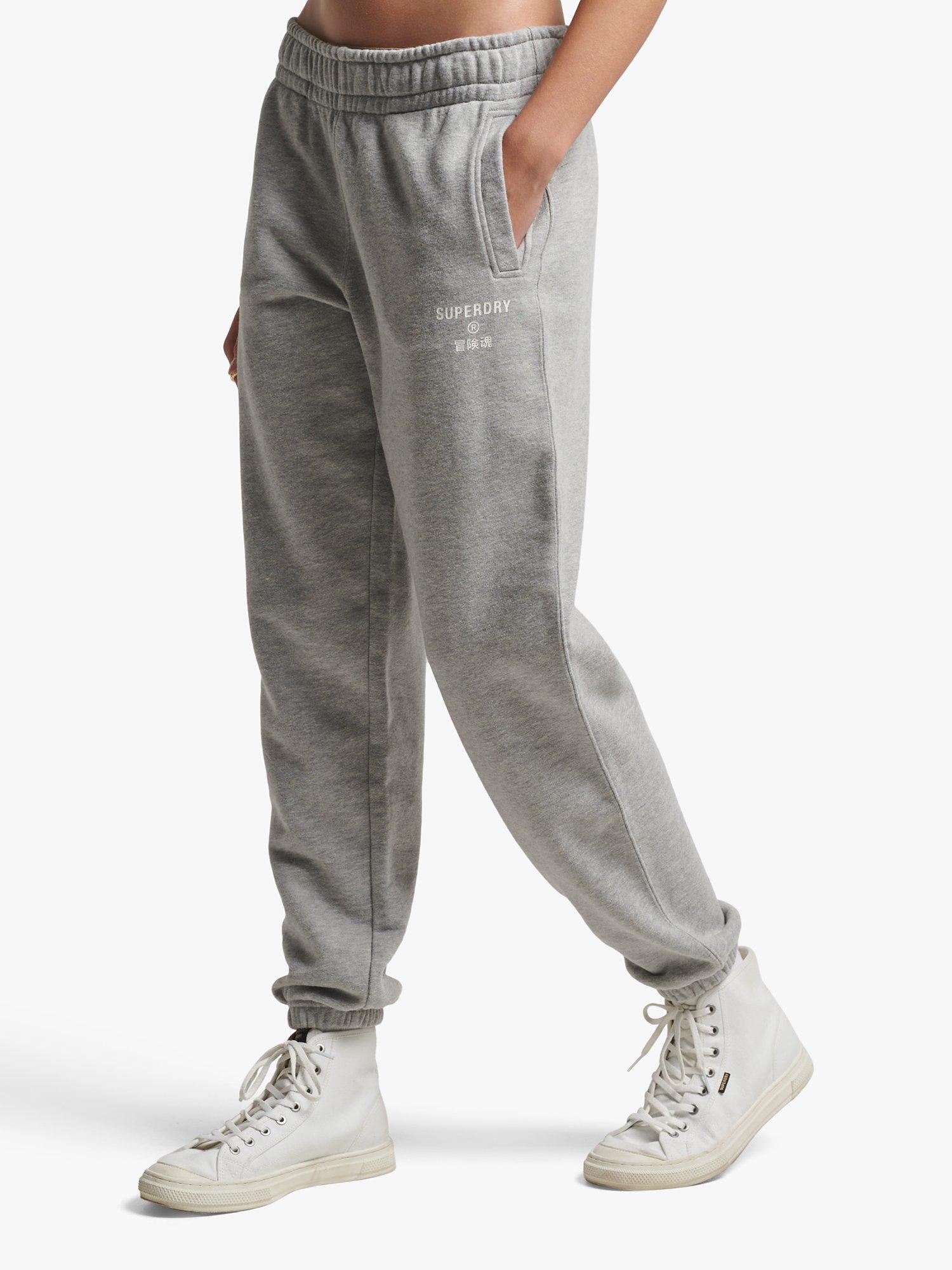 Superdry Core Sport Joggers, Grey Marl