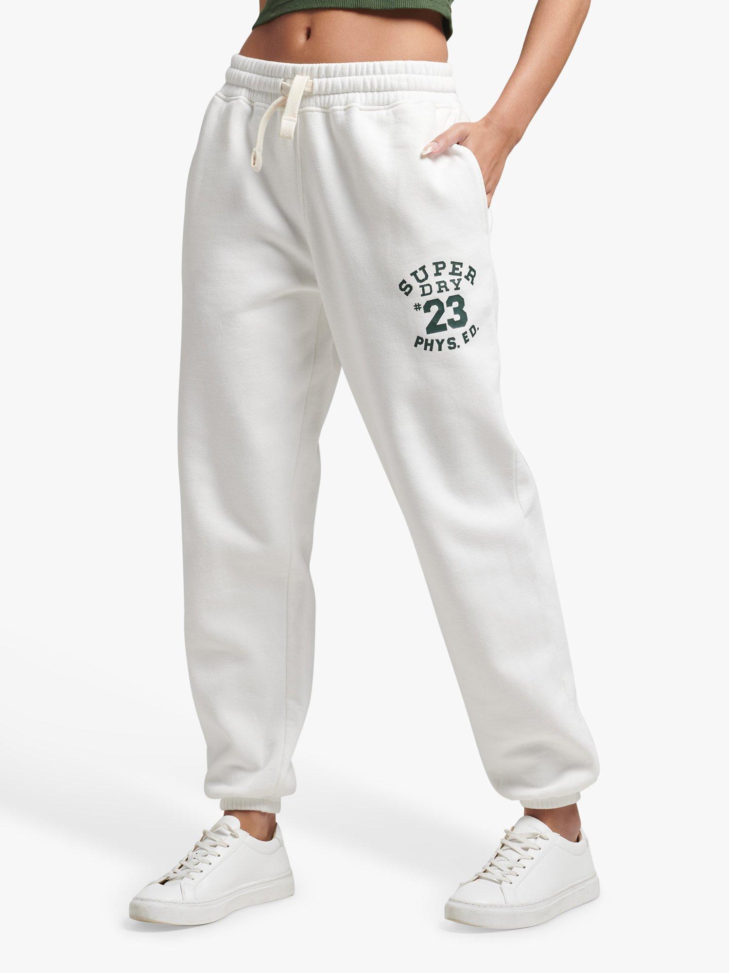 Superdry Vintage Collegiate Joggers, Ecru