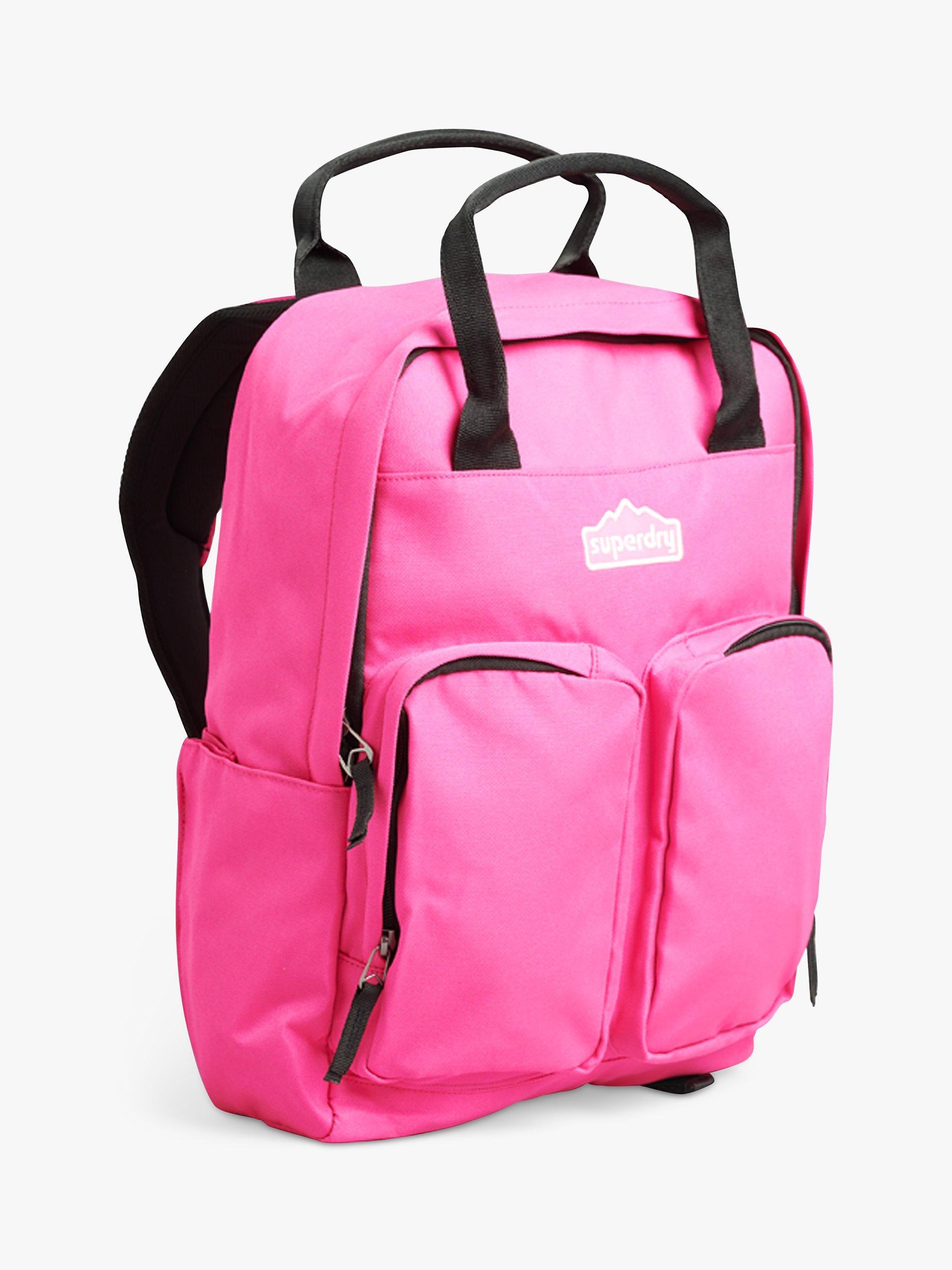Superdry Top Handle Backpack, Raspberry Pink, One Size