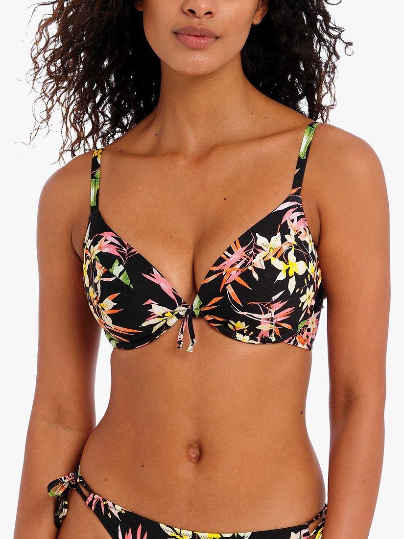 Freya Savanna Sunset Underwired Plunge Bikini Top, Multi