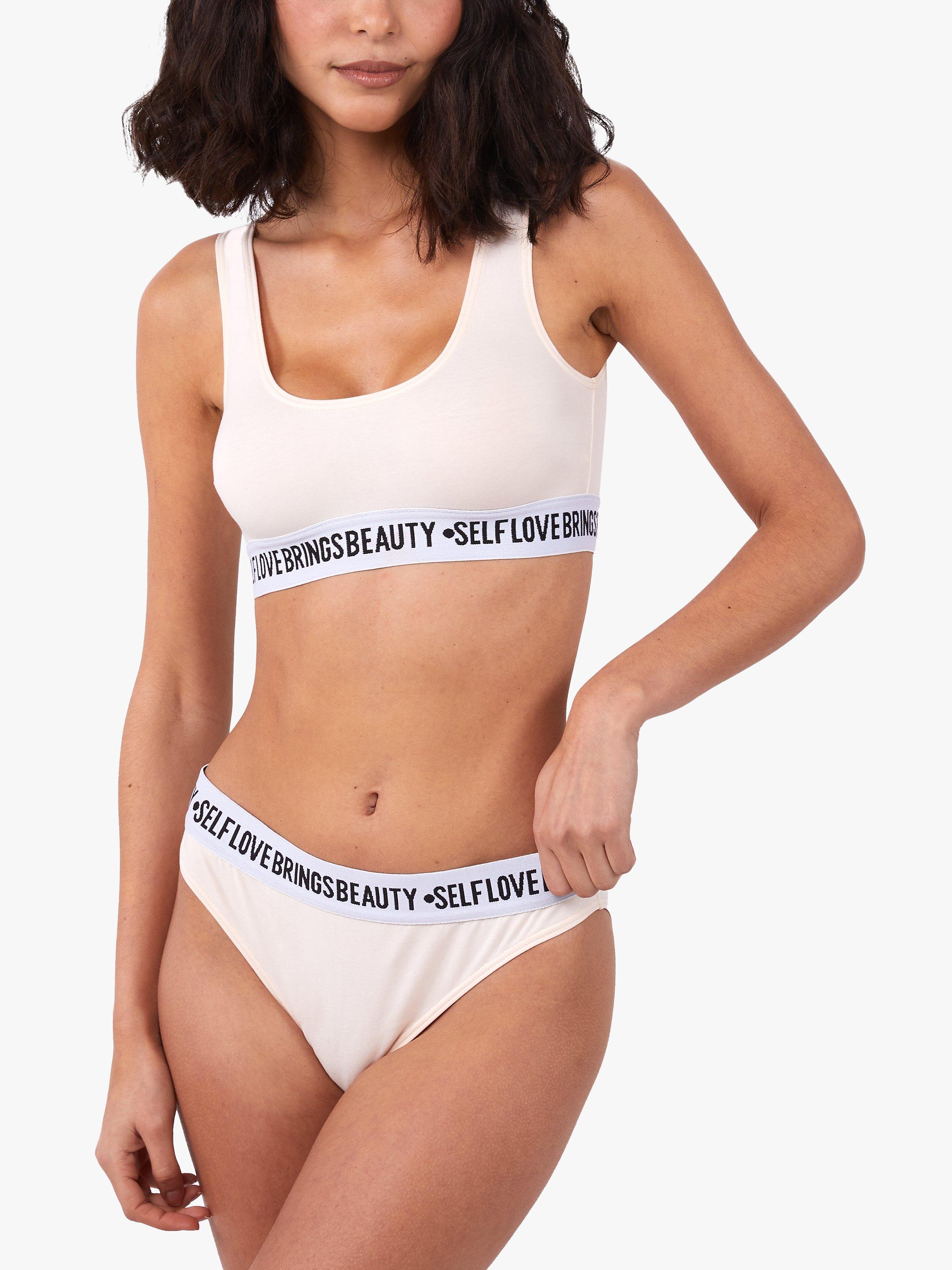 Felicity Hayward x Playful Promises Self Love Crop Top Bra, Pink