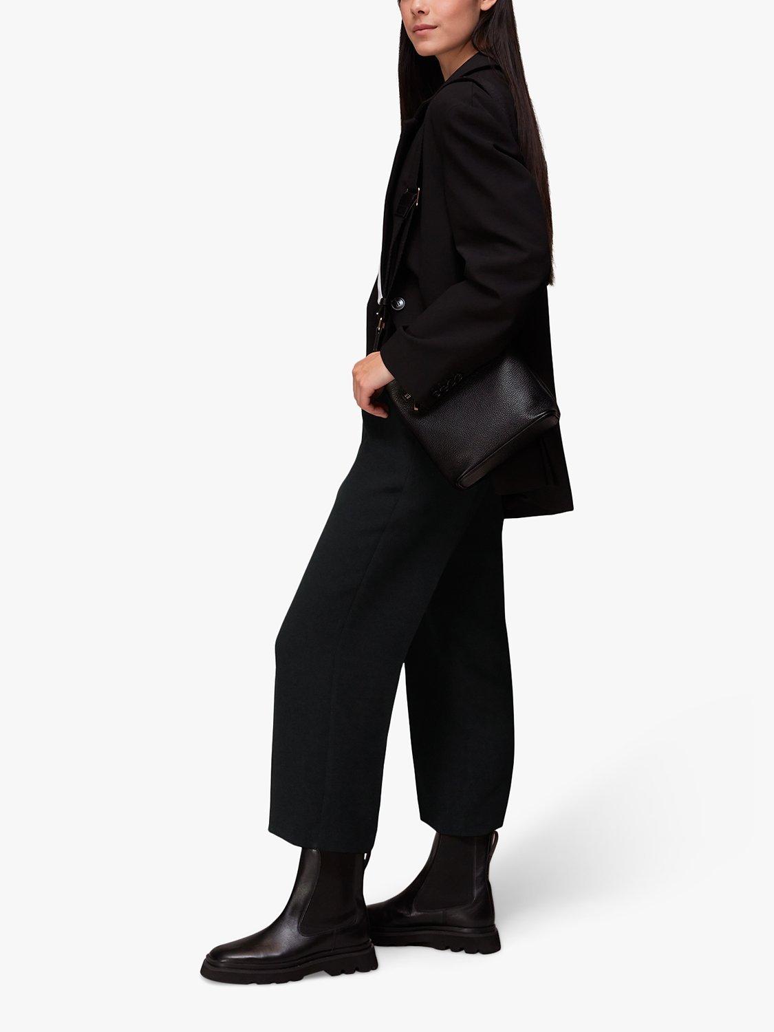 Whistles Wide Leg Cropped Trousers