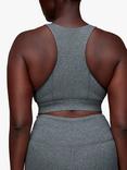 Whistles Wrap Over Sports Bra, Grey