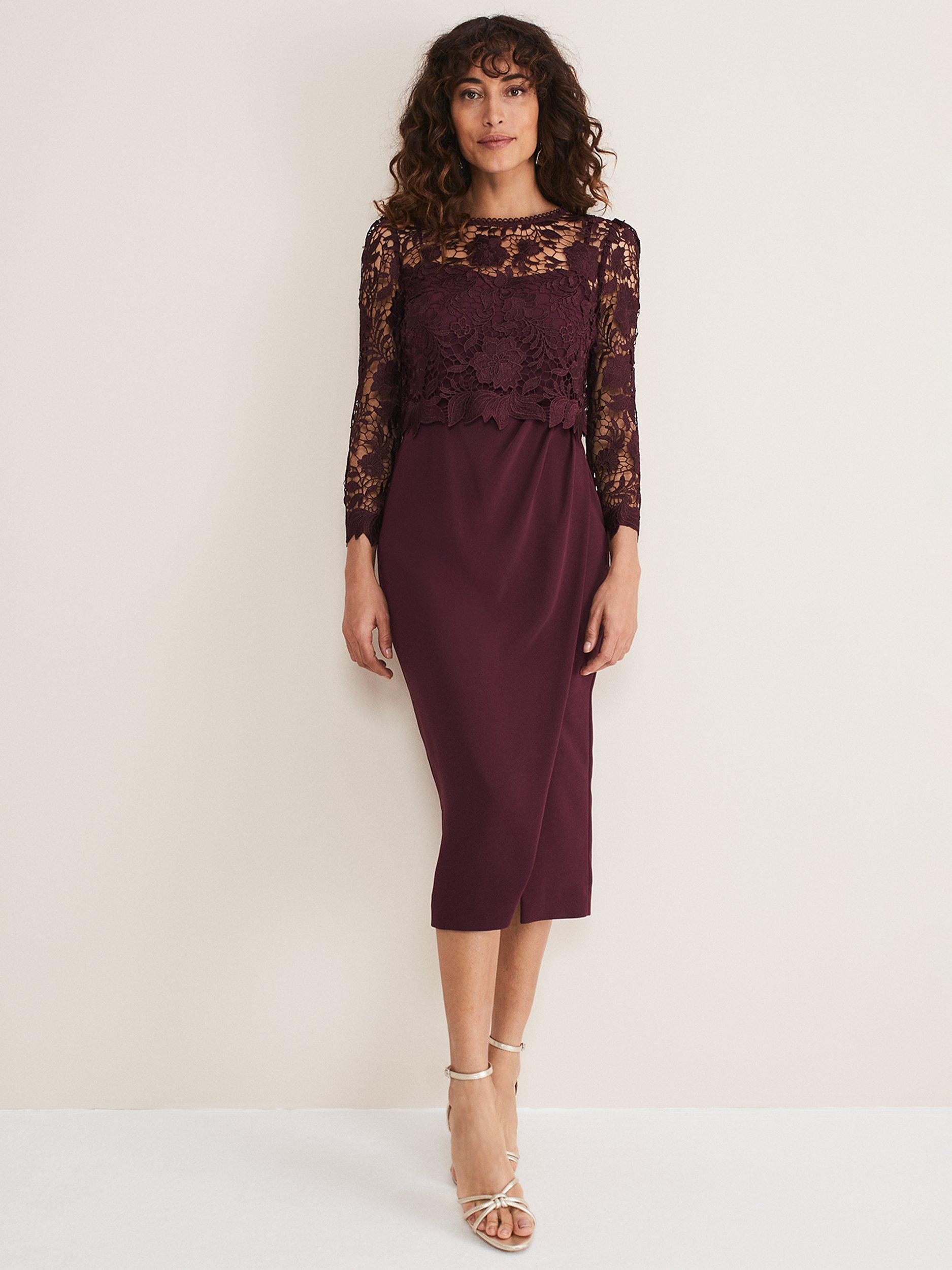 Phase Eight Adeline Lace Bodice Dress