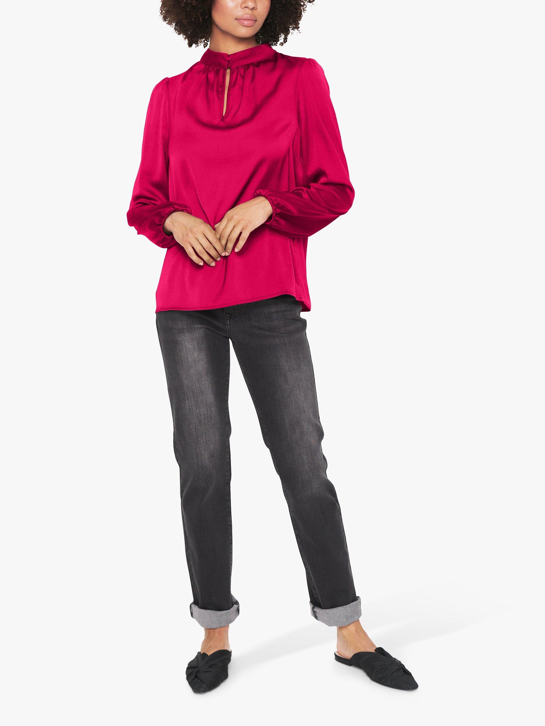 Saint Tropez Laireen Blouse, Bright Rose