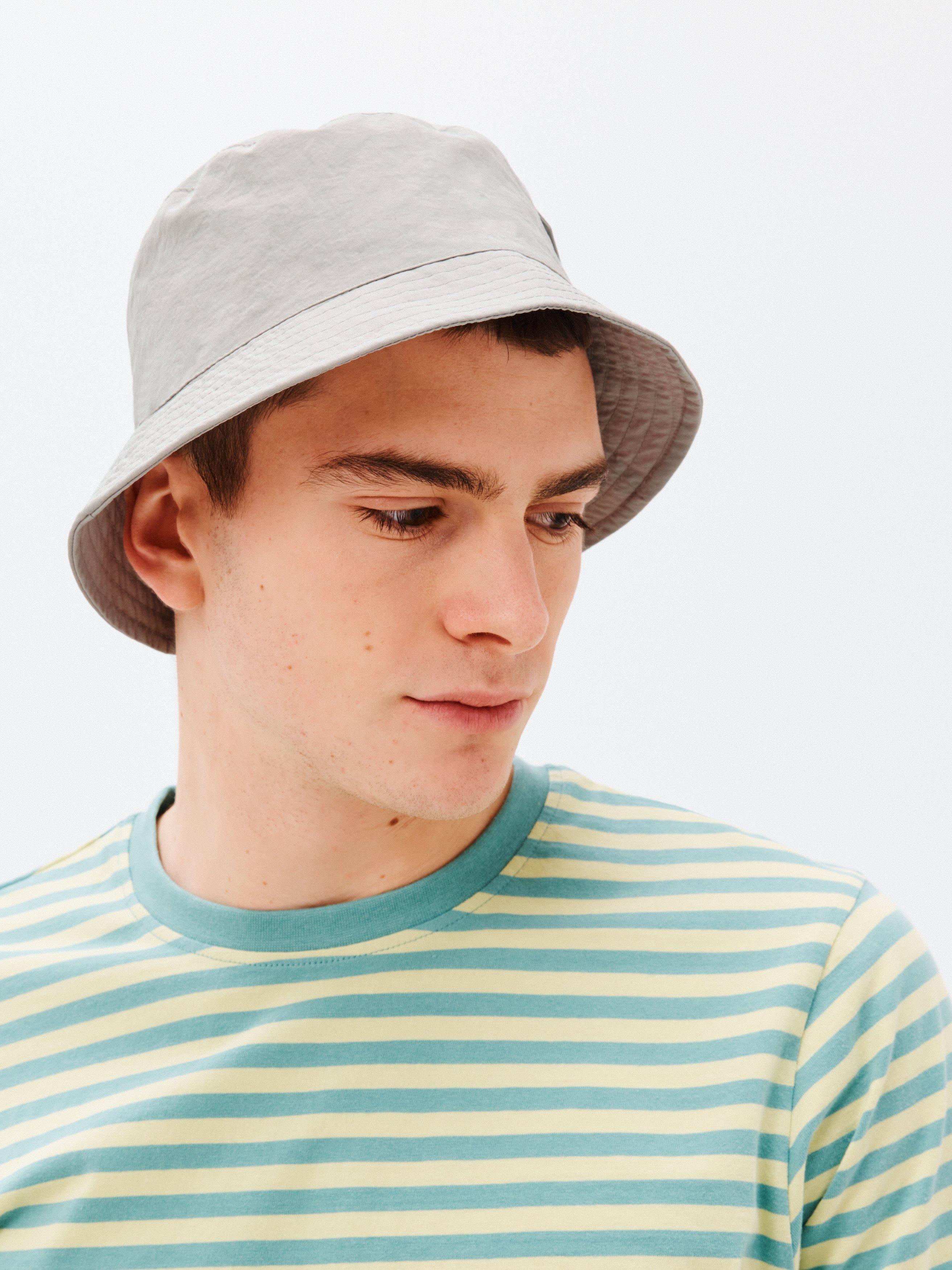 John Lewis ANYDAY Bucket Hat, Stone, S-M