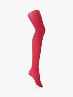 John Lewis 60 Denier Velvet Touch Tights, Red