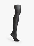 John Lewis Sparkle 55 Denier Tights, Black
