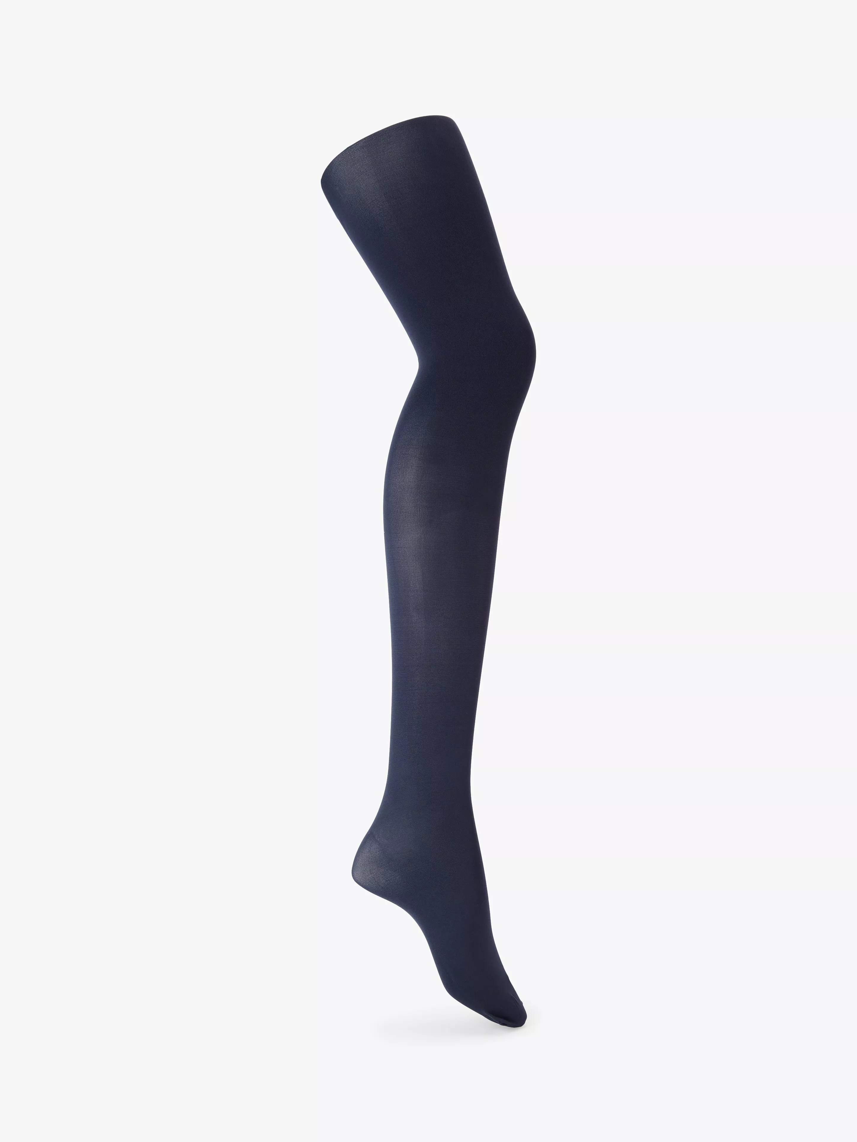 John Lewis 60 Denier Velvet Touch Tights Navy