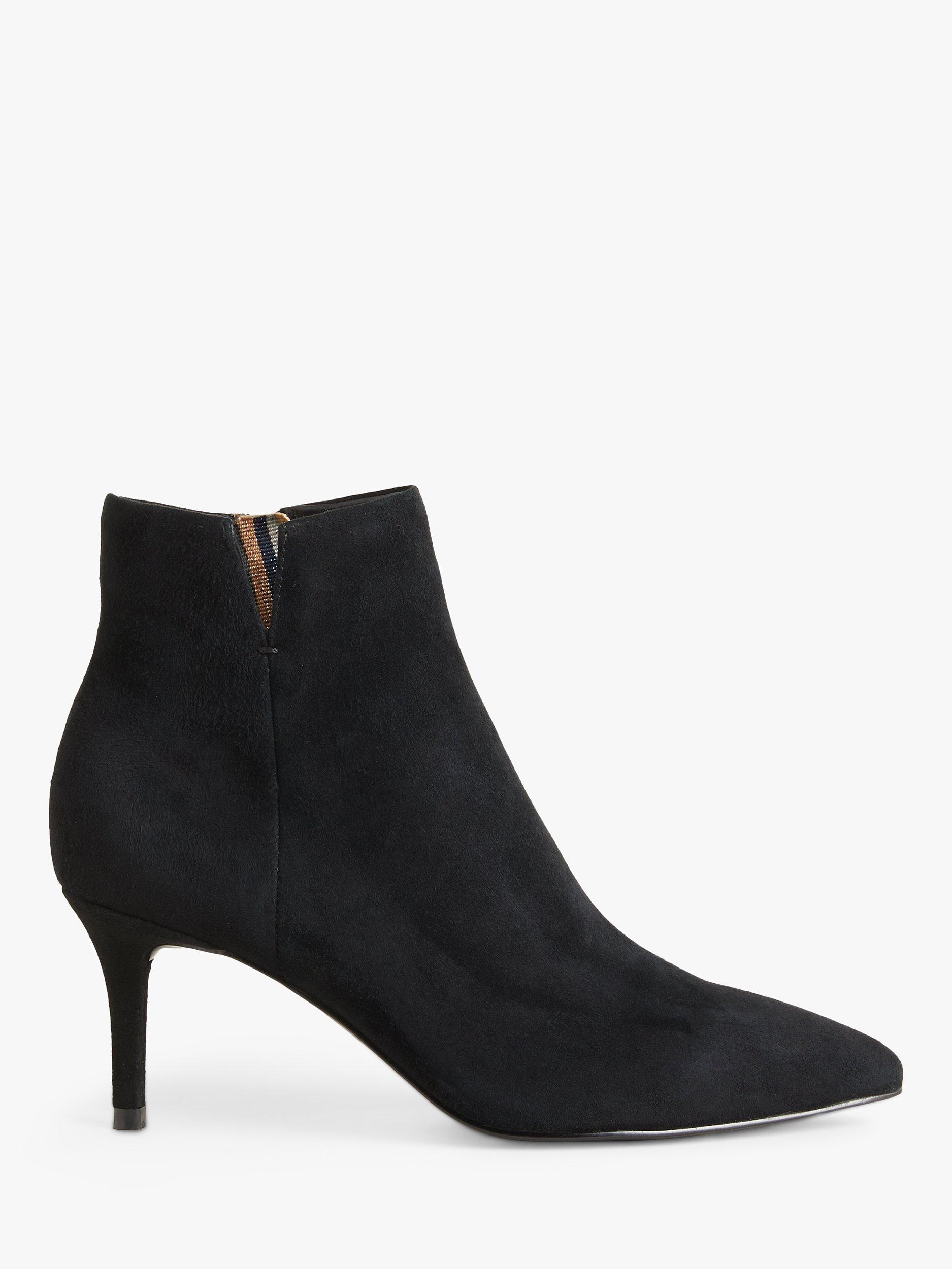 Boden Suede Stiletto Ankle Boots