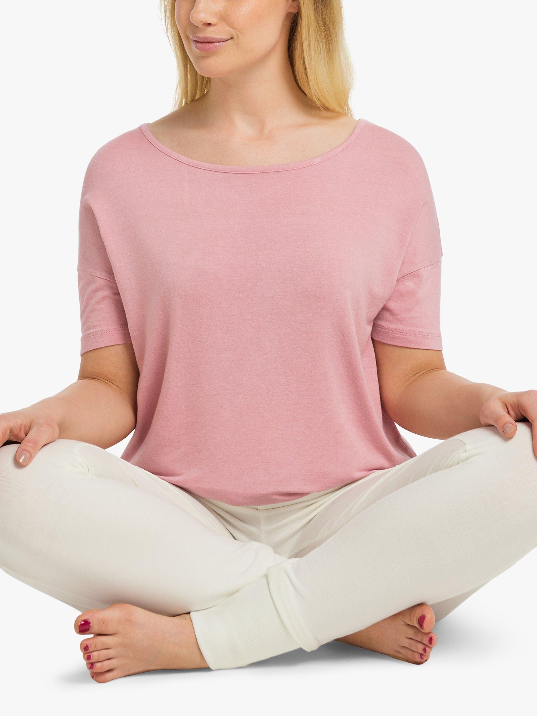 Product image 3 of 7, which shows Venice Beach Devyani Short Sleeve Gym Top, Rose, M