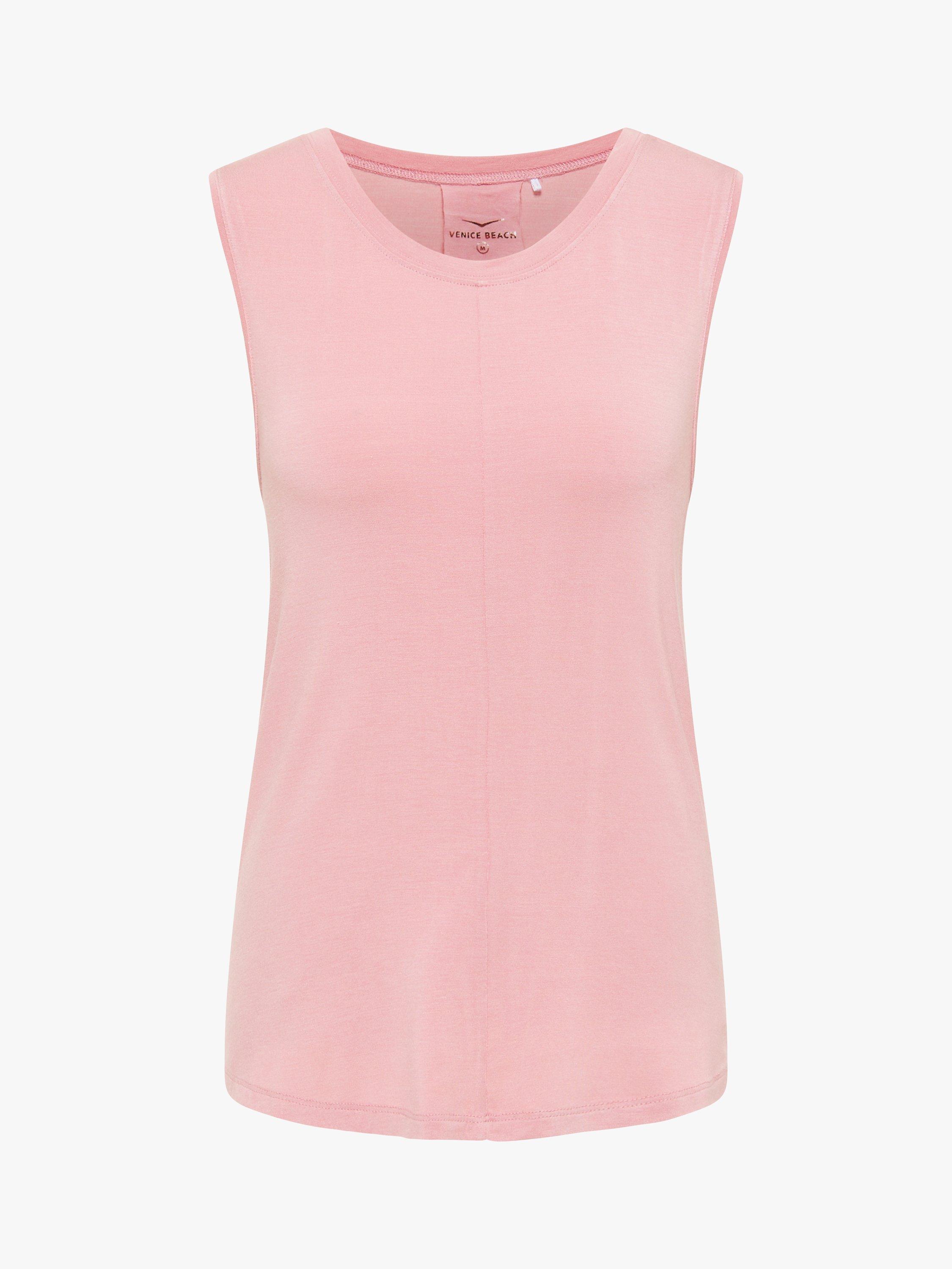 Product image 1 of 7, which shows Venice Beach Dhira Gym Vest, Rose, L