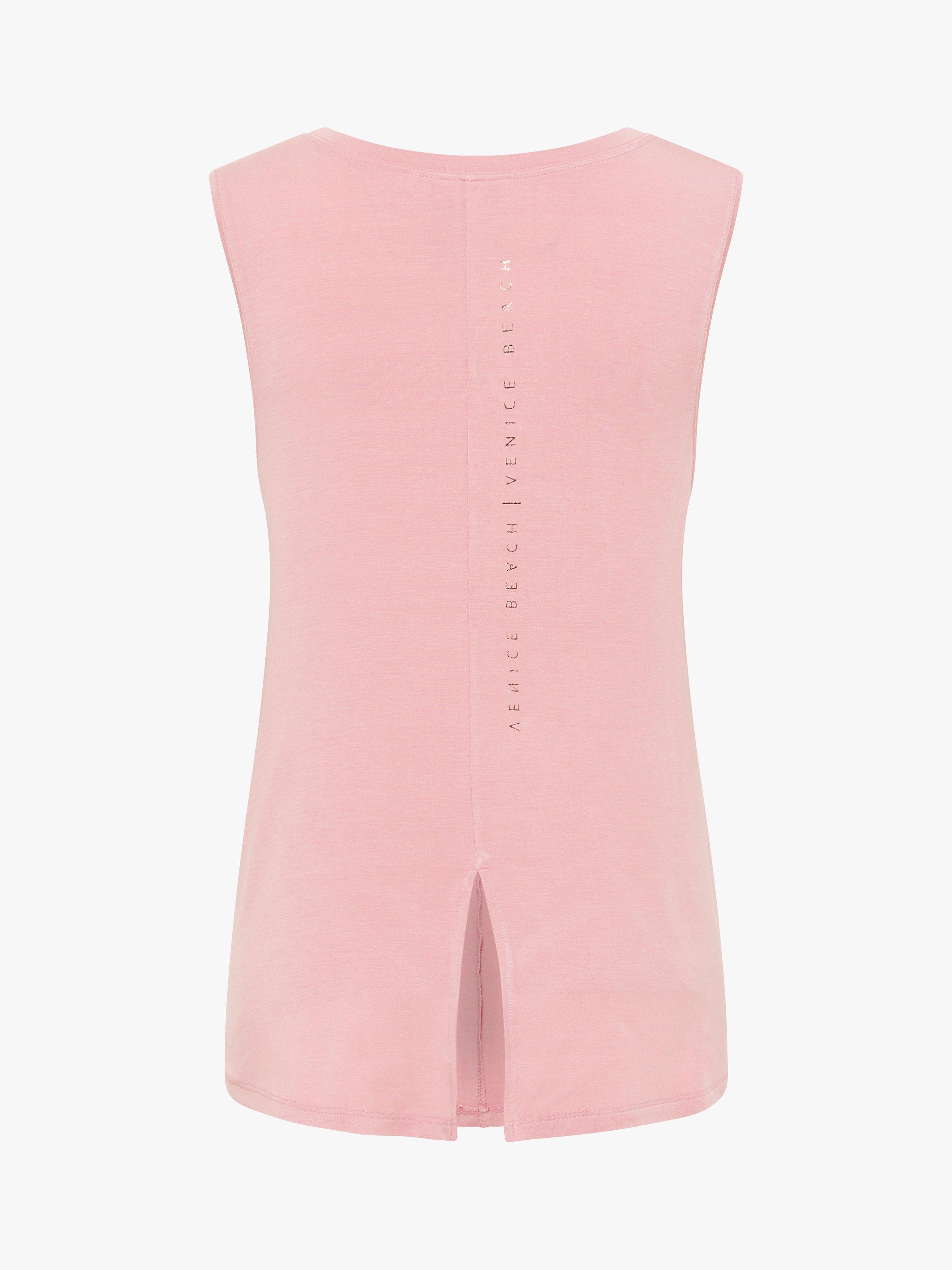 Product image 2 of 7, which shows Venice Beach Dhira Gym Vest, Rose, L