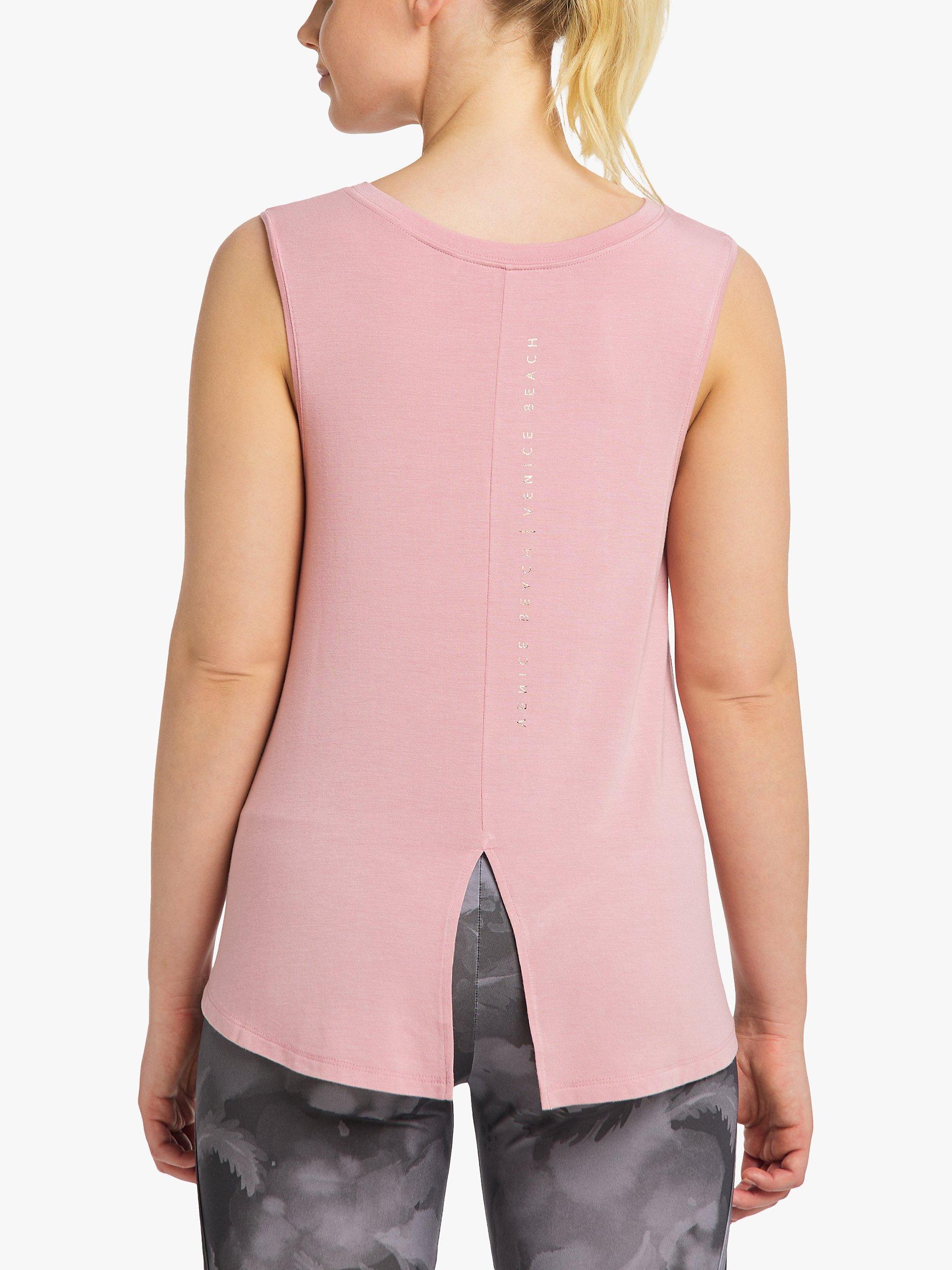 Product image 5 of 7, which shows Venice Beach Dhira Gym Vest, Rose, L