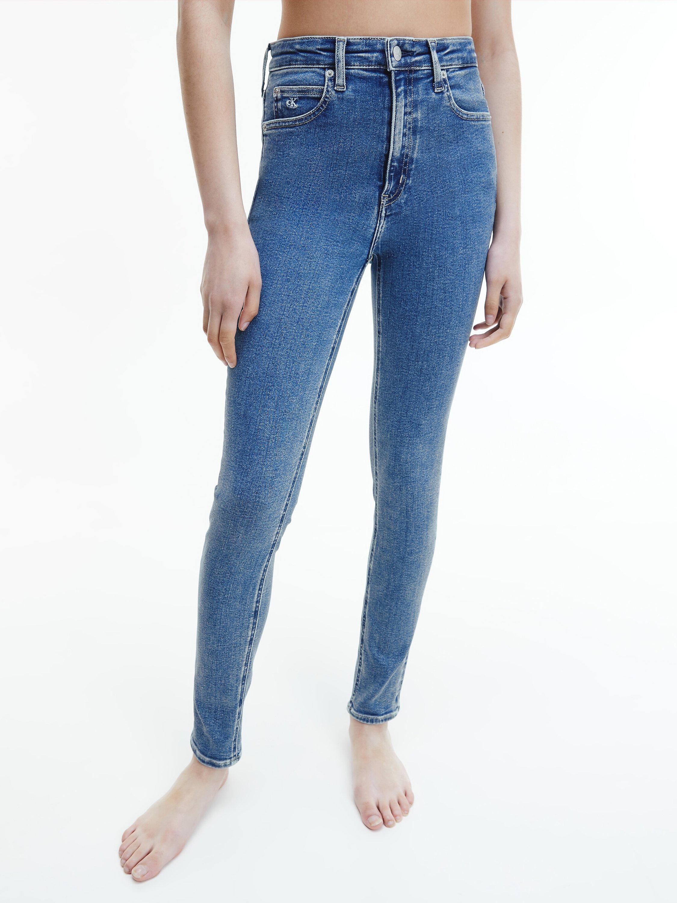 Calvin Klein High Rise Skinny Jeans Blue