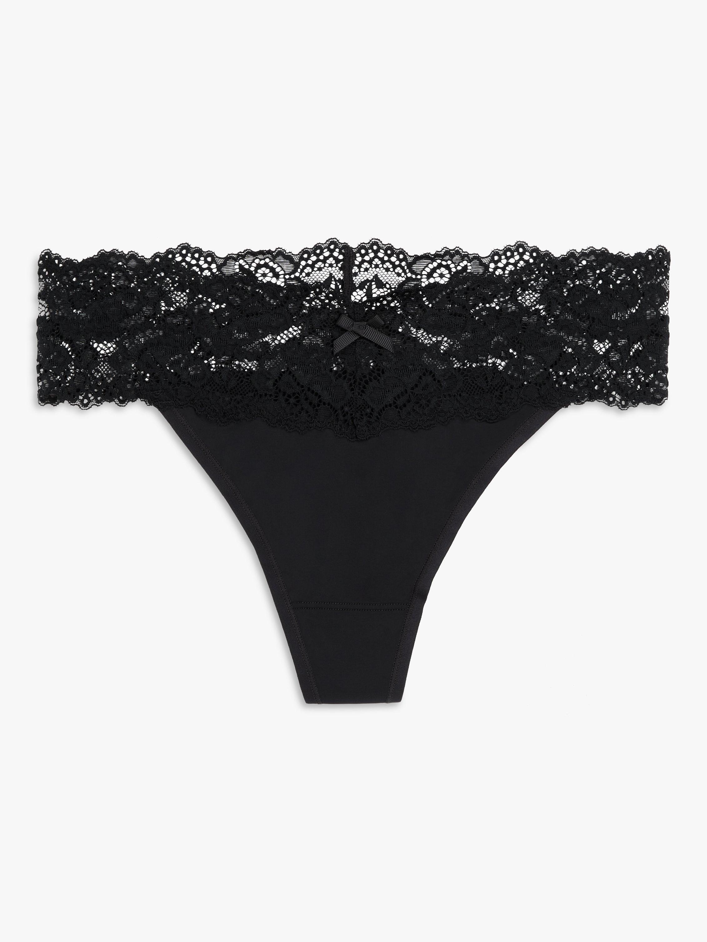 Skarlett Blue Goddess Thong, Black