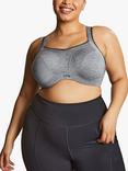 Sculptresse Activate Wired Non Padded Sport Bra, Charcoal M