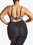 Sculptresse Activate Wired Non Padded Sport Bra, Charcoal M