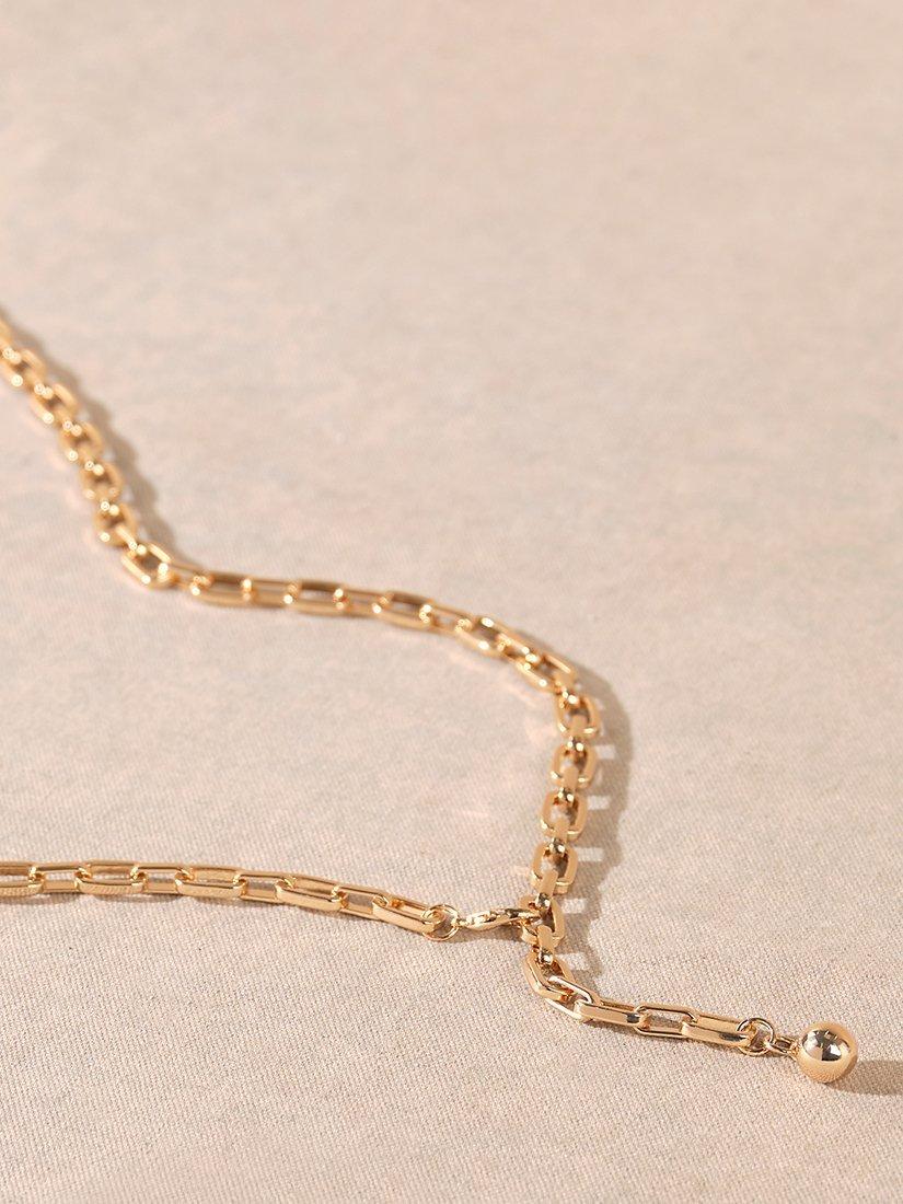Mint Velvet Gold Tone Chain Belt, Gold