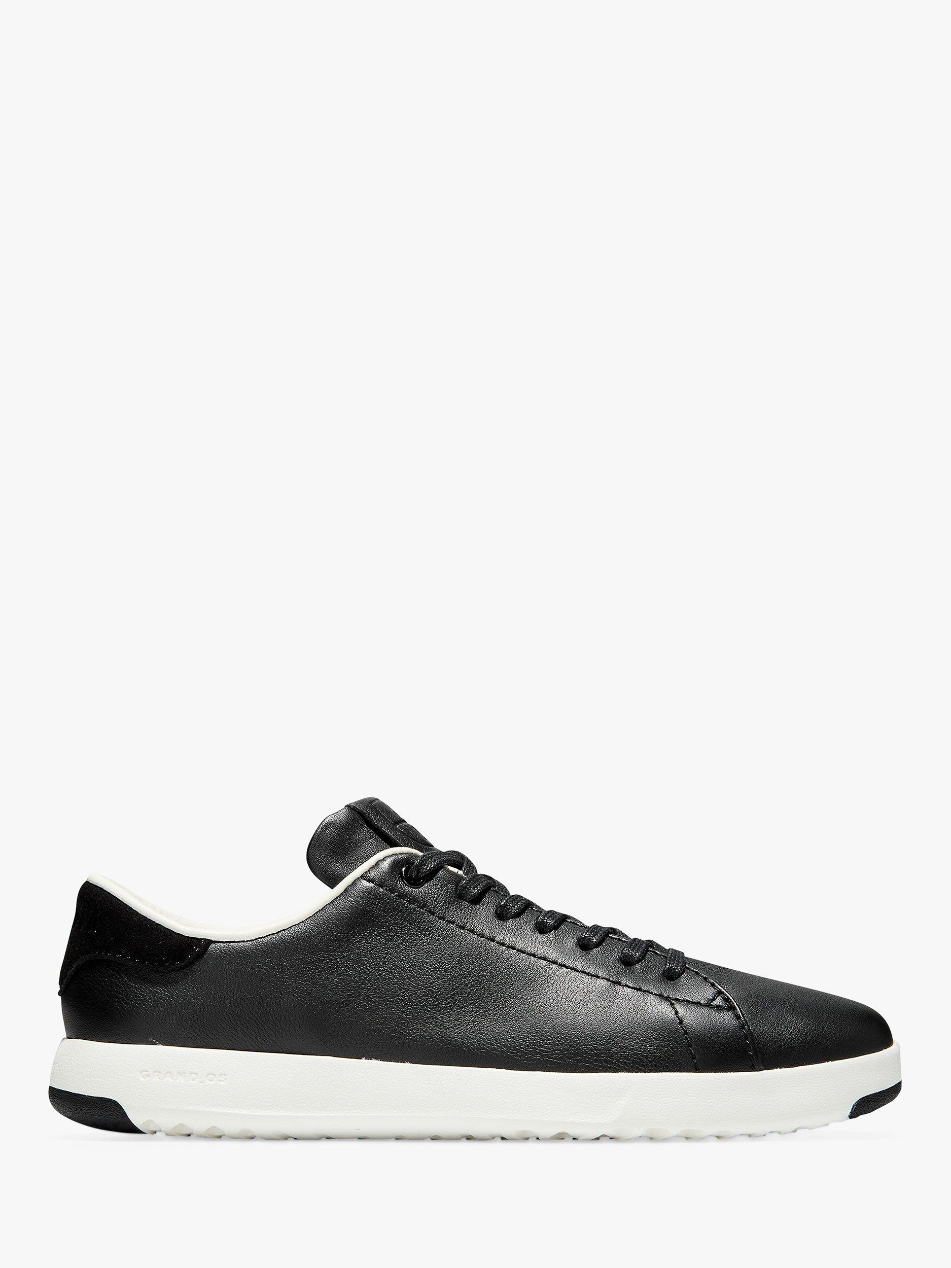 Cole Haan Grandpro Leather Tennis Trainers, Black