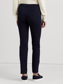 Lauren Ralph Lauren Keslina Skinny Fit Trousers, Lauren Navy - view 2, Lauren Navy