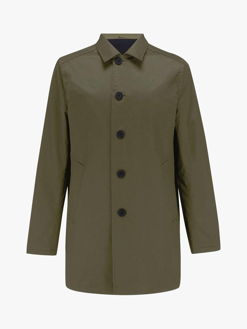 Product image 3 of 7, which shows Guards London Montague Reversible Raincoat, Khaki/Navy, 36R