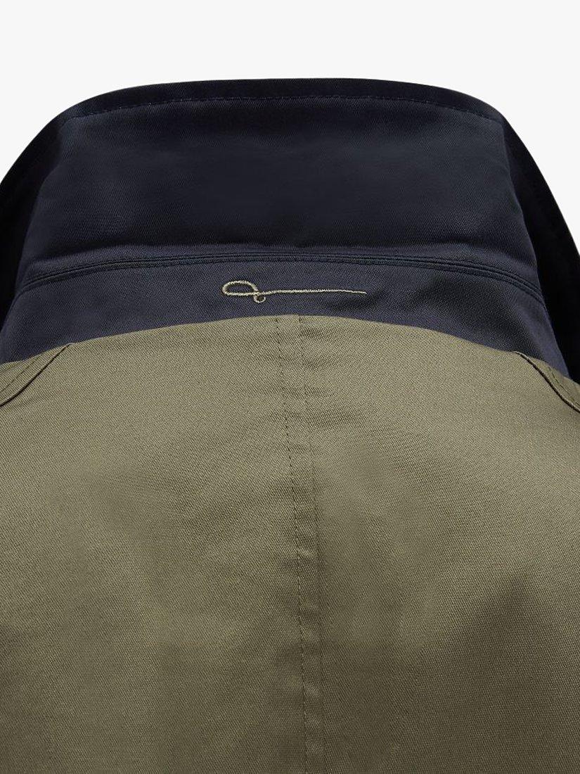 Product image 7 of 7, which shows Guards London Montague Reversible Raincoat, Khaki/Navy, 36R
