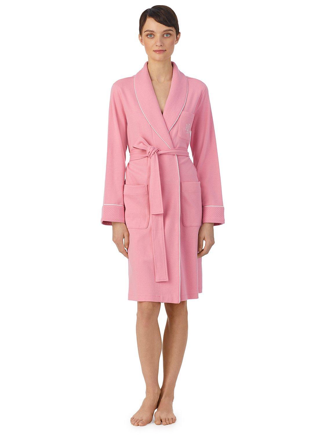 Lauren Ralph Lauren Quilted Collar Dressing Gown